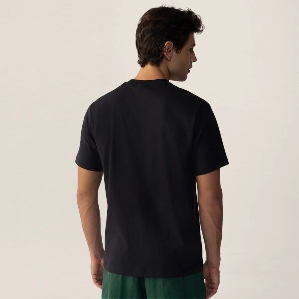 CAMISETA FILA REGULAR ITALY LETTER - PRETO