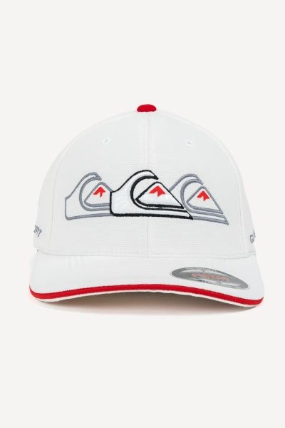 BONE QUIKSILVER EMB THREE LOGO - BRANCO