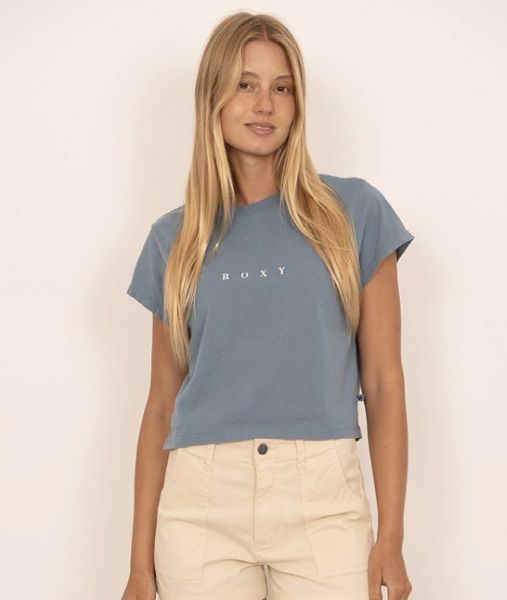 BLUSA ROXY M/C SPACE ROXY - AZUL
