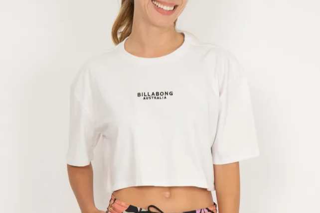 BLUSA M/C BILLABONG FEMININA BASELINE -  ...