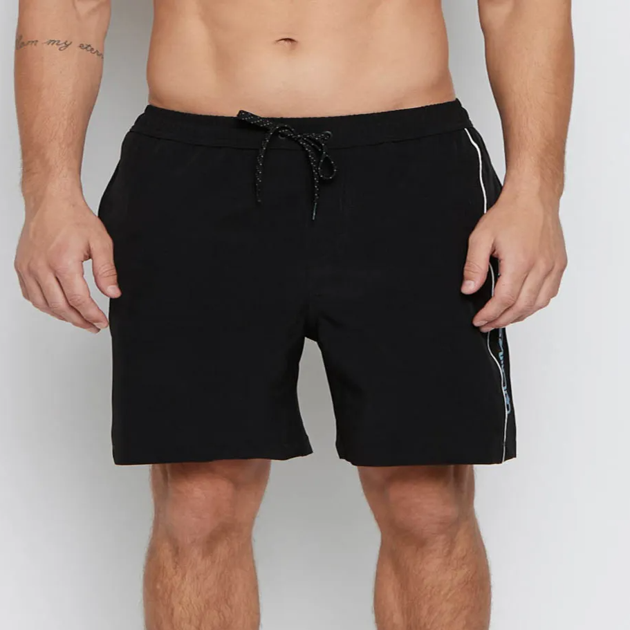 BOARDSHORT QUIKSILVER FLAT VERT - PRETO