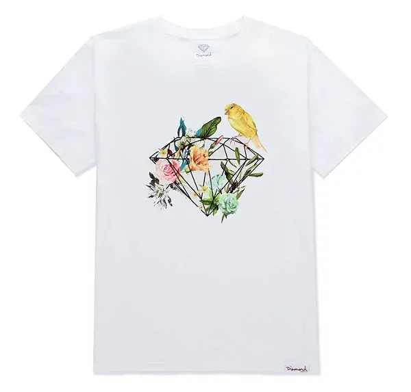 CAMISETA DIAMOND CANARY FLOWERS TEE