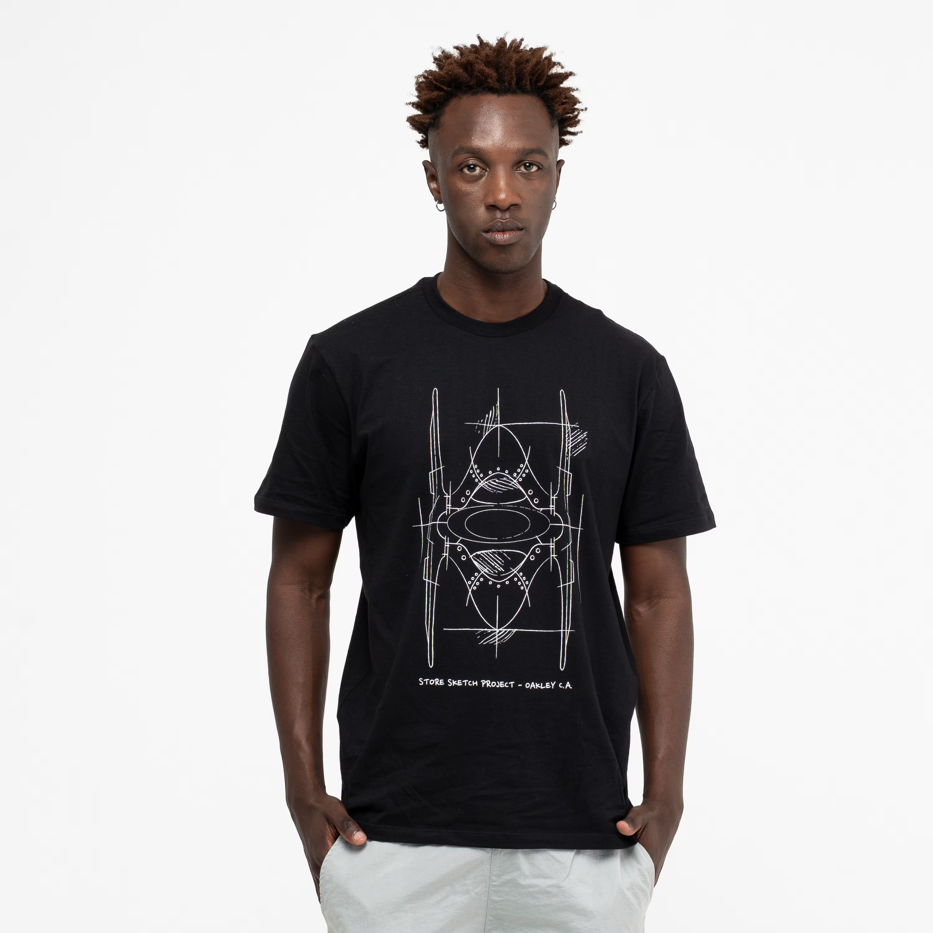 CAMISETA OAKLEY O-STORE SKETCH - BLACKOUT