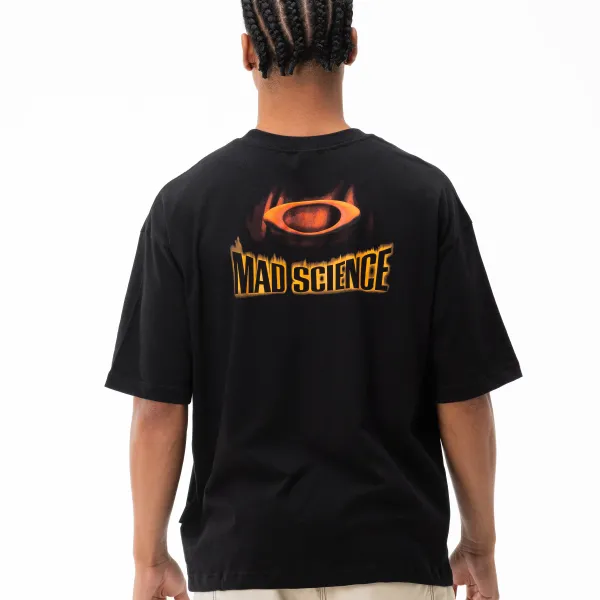 CAMISETA OAKLEY MAD SCIENCE LOGO - BLACKOUT