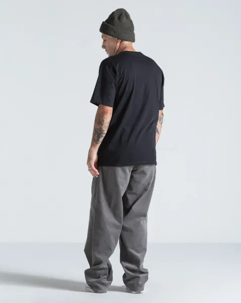 CAMISETA VOLCOM SILK MC ICONIC - PRETO
