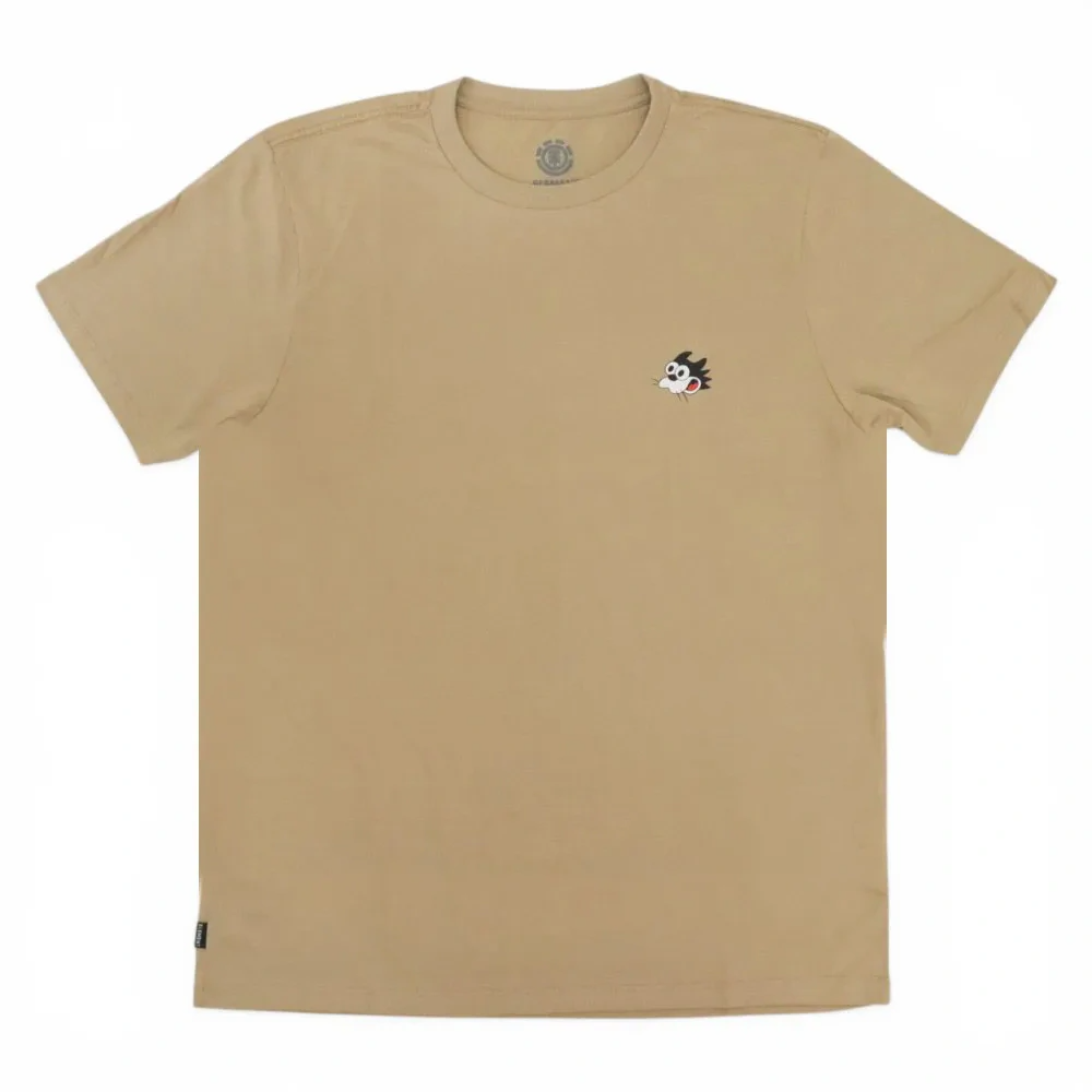 CAMISETA M/C ELEMENT PIZZA - CAQUI
