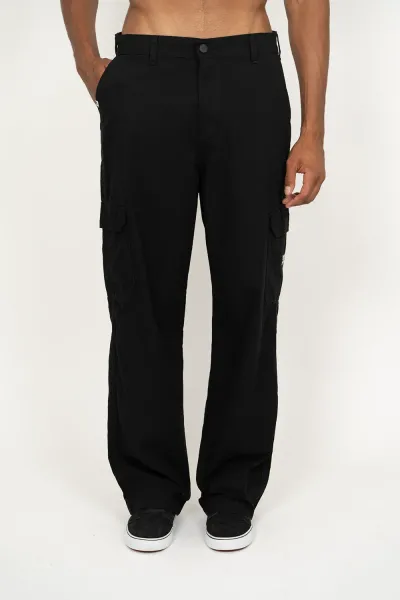 CALCA DC CARGO BAGGY RIPSTOP - PRETO