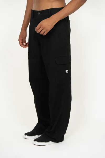 CALCA DC CARGO BAGGY RIPSTOP - PRETO