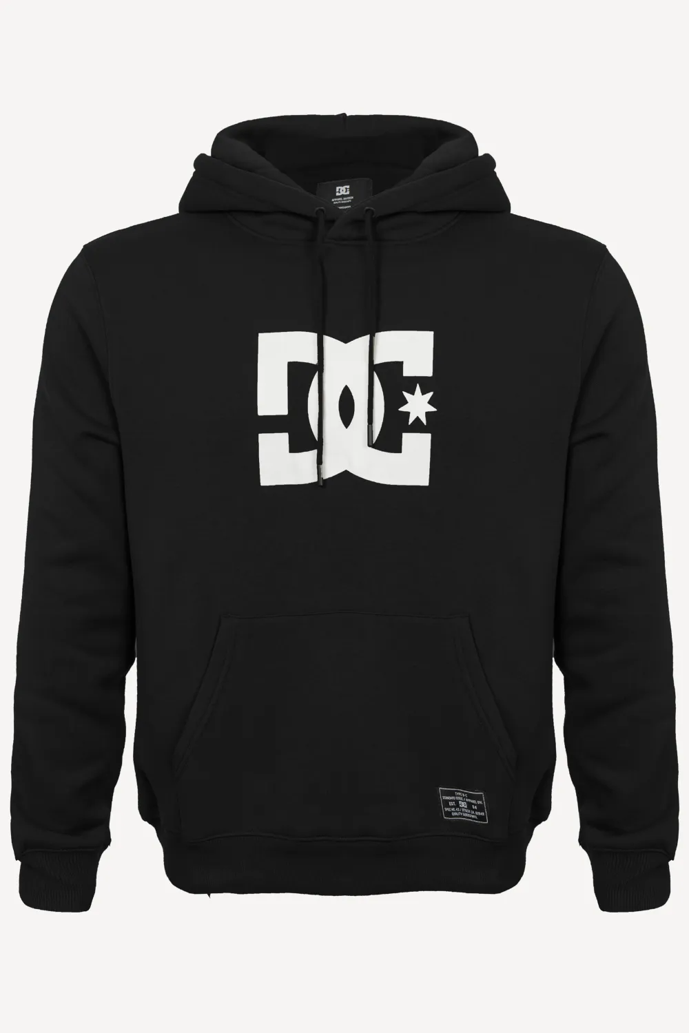 MOLETOM FECH DC STAR - PRETO