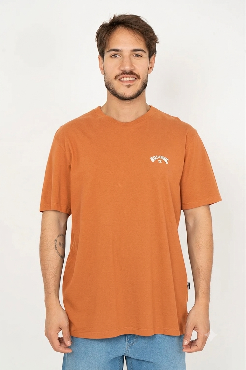 CAMISETA M/C BILLABONG SMALL ARCH - TELHA