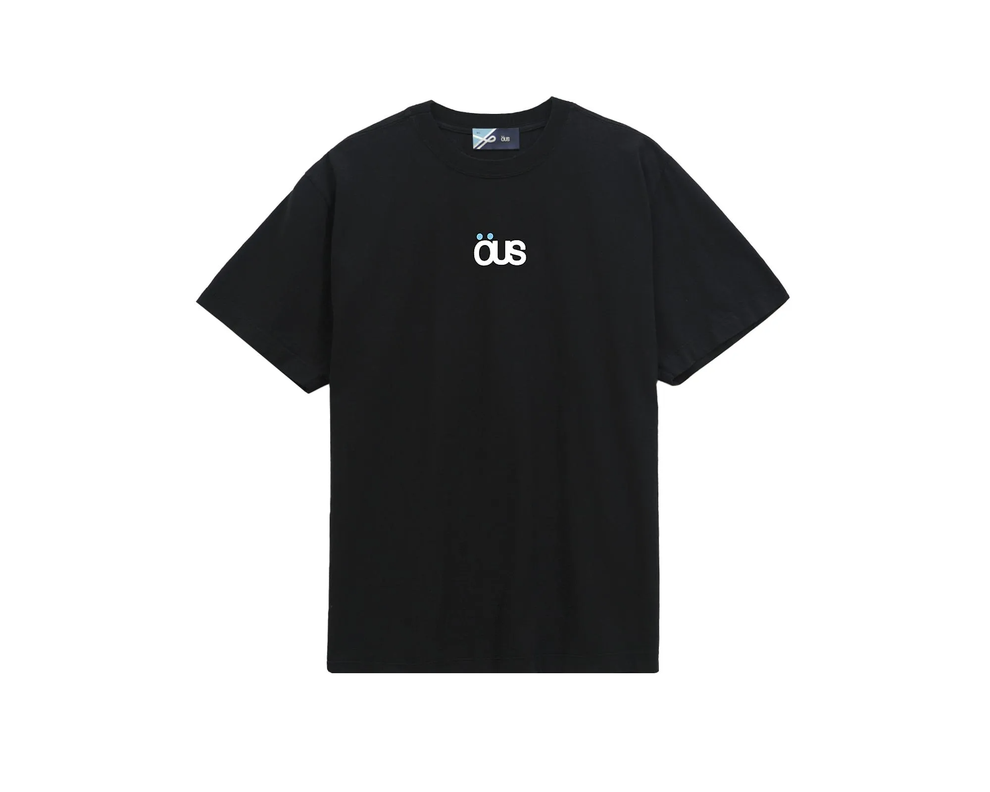 CAMISETA OUS SEMI LOGO - PRETO