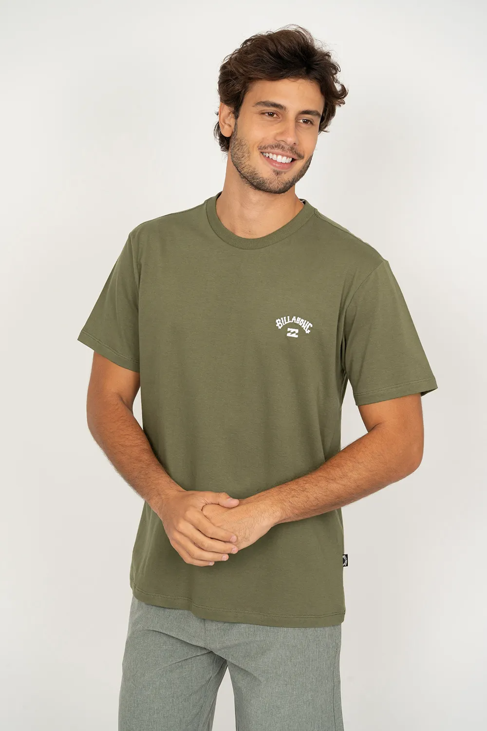 CAMISETA M/C BILLABONG SMALL ARCH - VERDE...