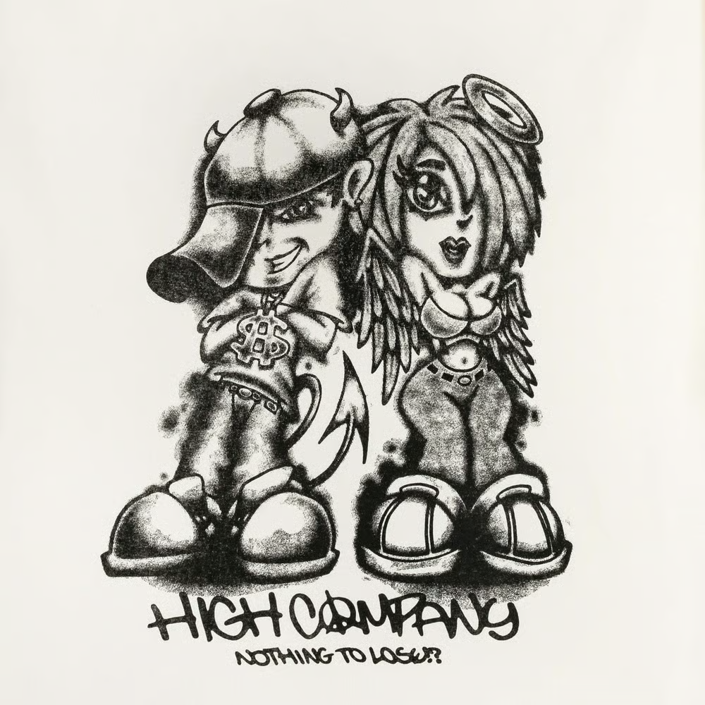 CAMISETA HIGH AIRBRUSH - BRANCO