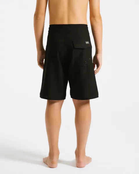 BERMUDA VOLCOM LIDO SOLID JUV - PRETO