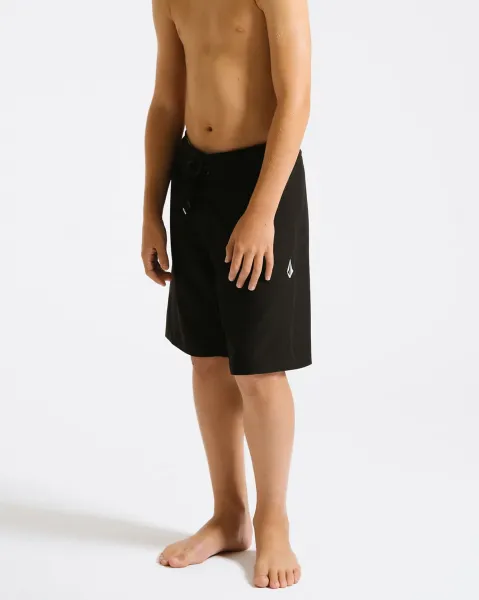 BERMUDA VOLCOM LIDO SOLID JUV - PRETO