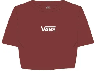 CAMISETA VANS CROPPED FLYING V CREW - POP...