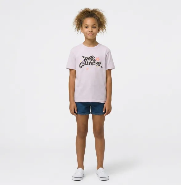 CAMISETA VANS CALI BLOOM JUV - PALE PETAL