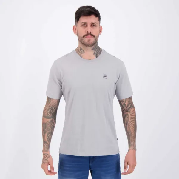 CAMISETA FILA COMFORT CLASSIC - CINZA MESCLA