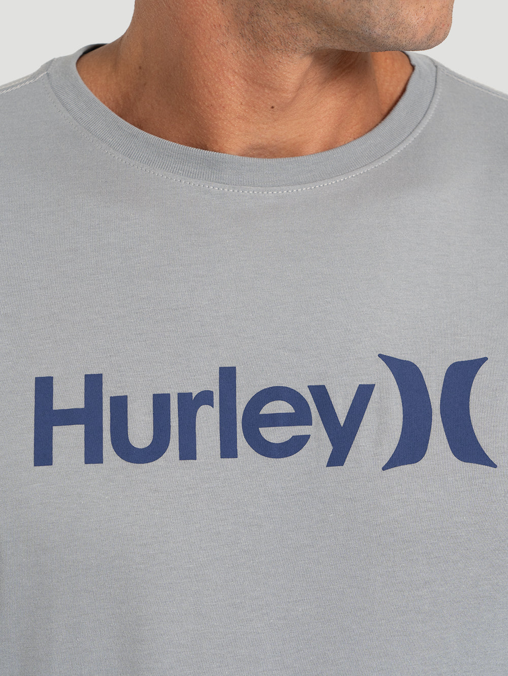 CAMISETA HURLEY SILK OEO SOLID - CINZA