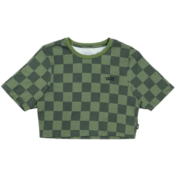 CAMISETA VANS FEMININA CHECKER CREW CROP II