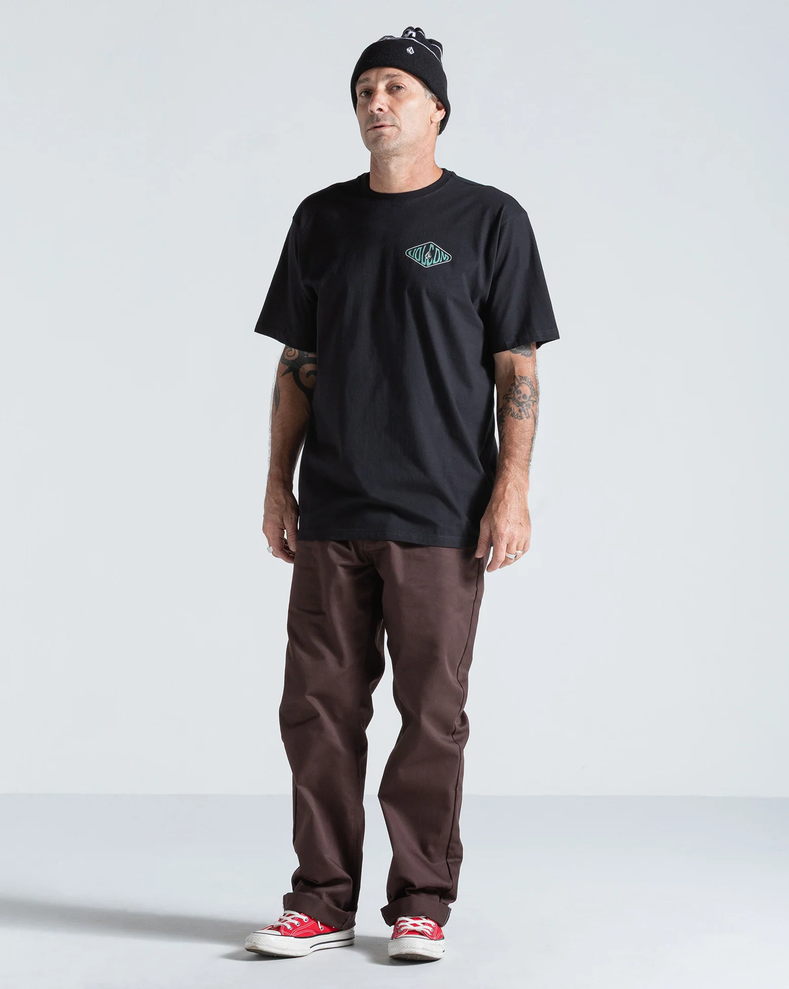 CAMISETA VOLCOM SILK MC GRAPHIC - PRETO