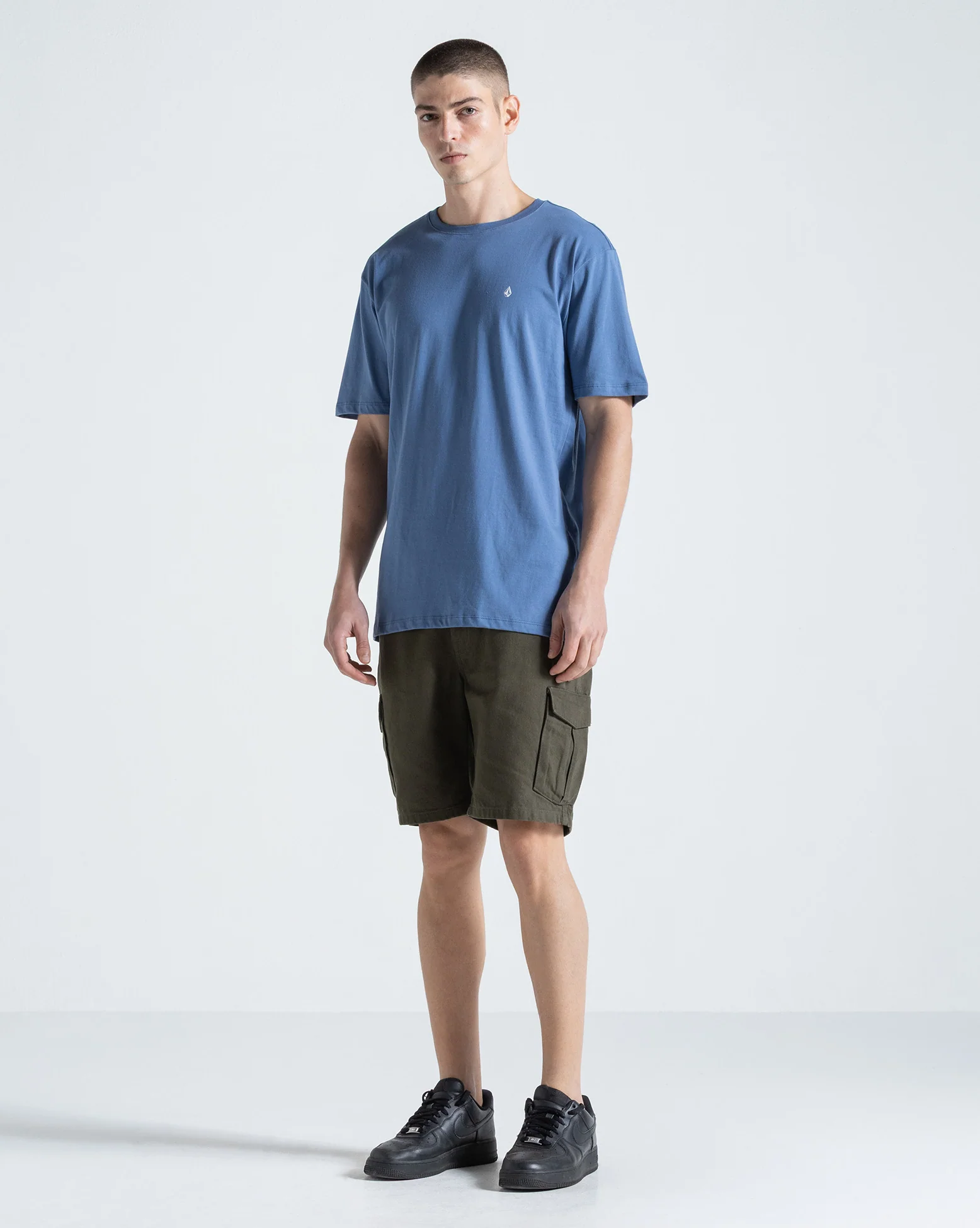 CAMISETA VOLCOM SILK MC STONE BLANKS - AZ...