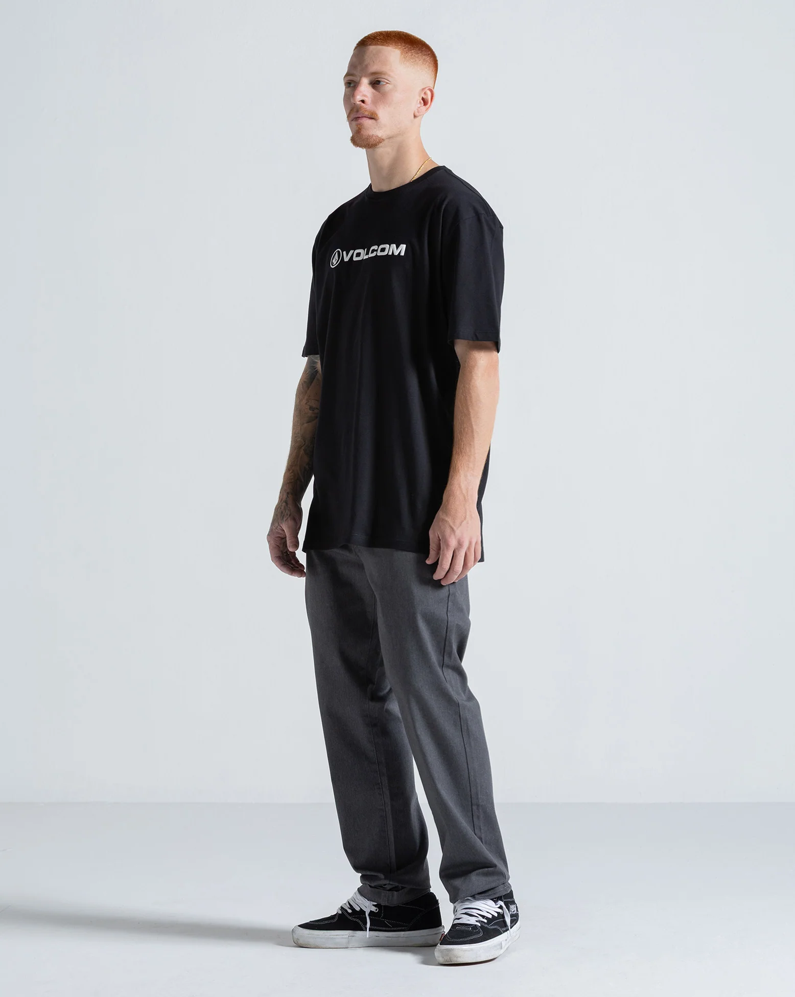 CAMISETA VOLCOM SILK MC NEW EURO - PRETO