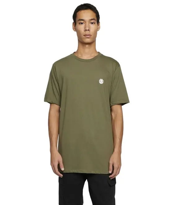 CAMISETA MC ELEMENT BASIC CREW COLOR