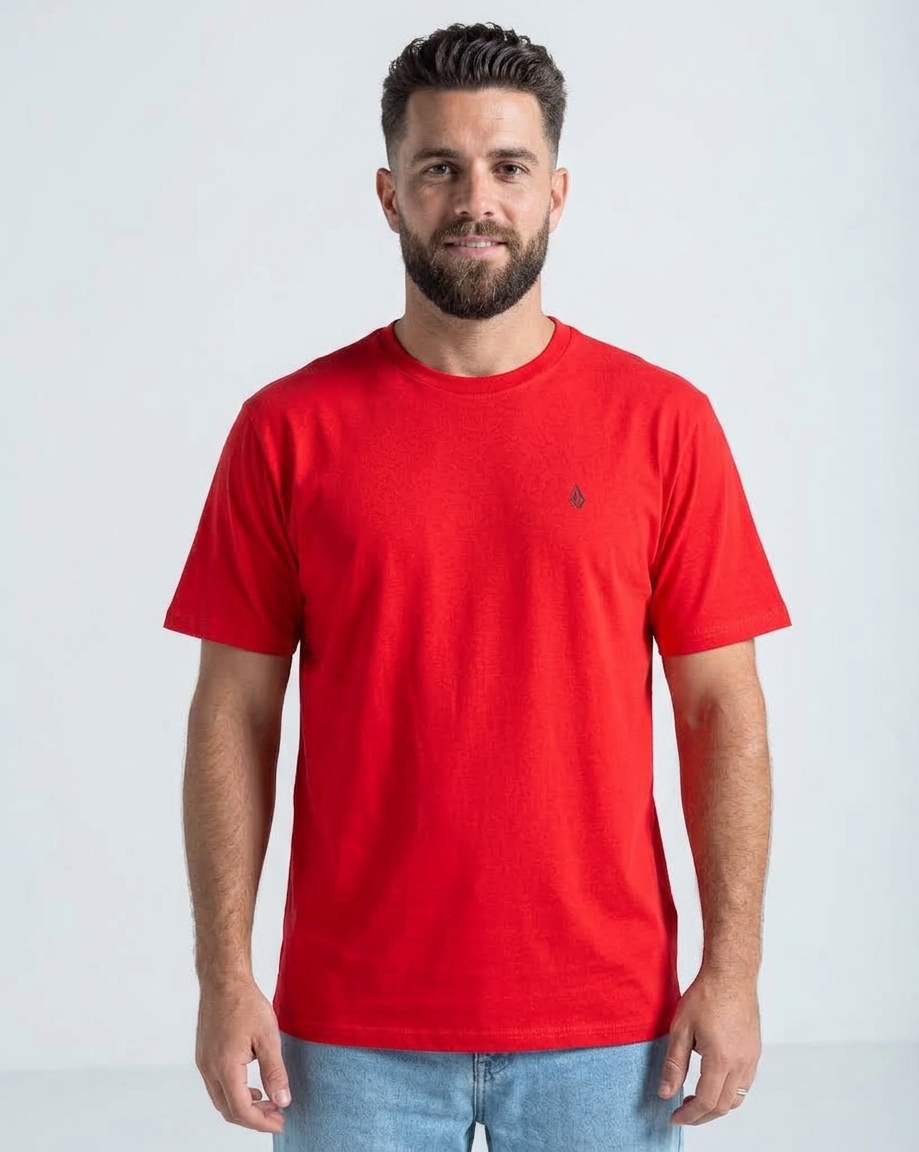 CAMISETA VOLCOM SILK MC STONE BLANKS - VE...