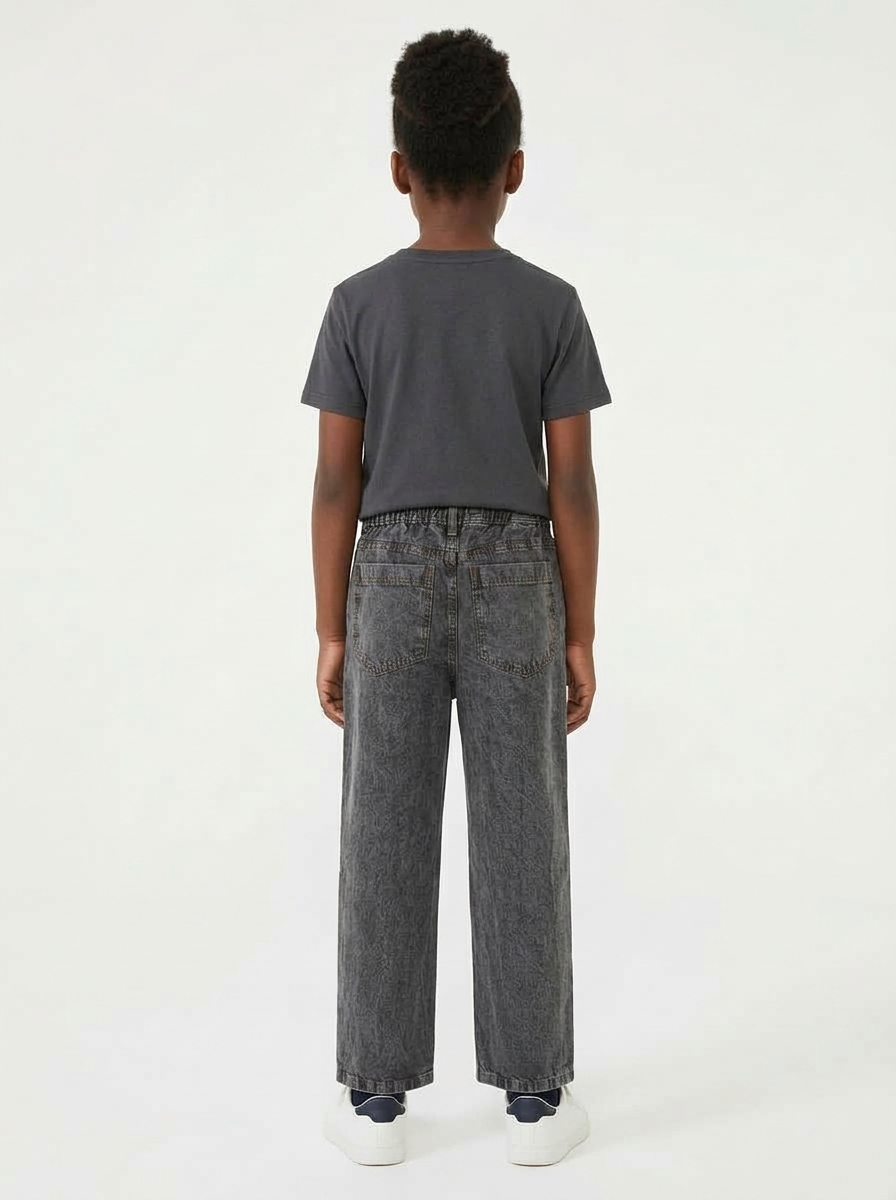 CALÇA YOURACE BAGGY JUVENIL MARMORIZADA -...