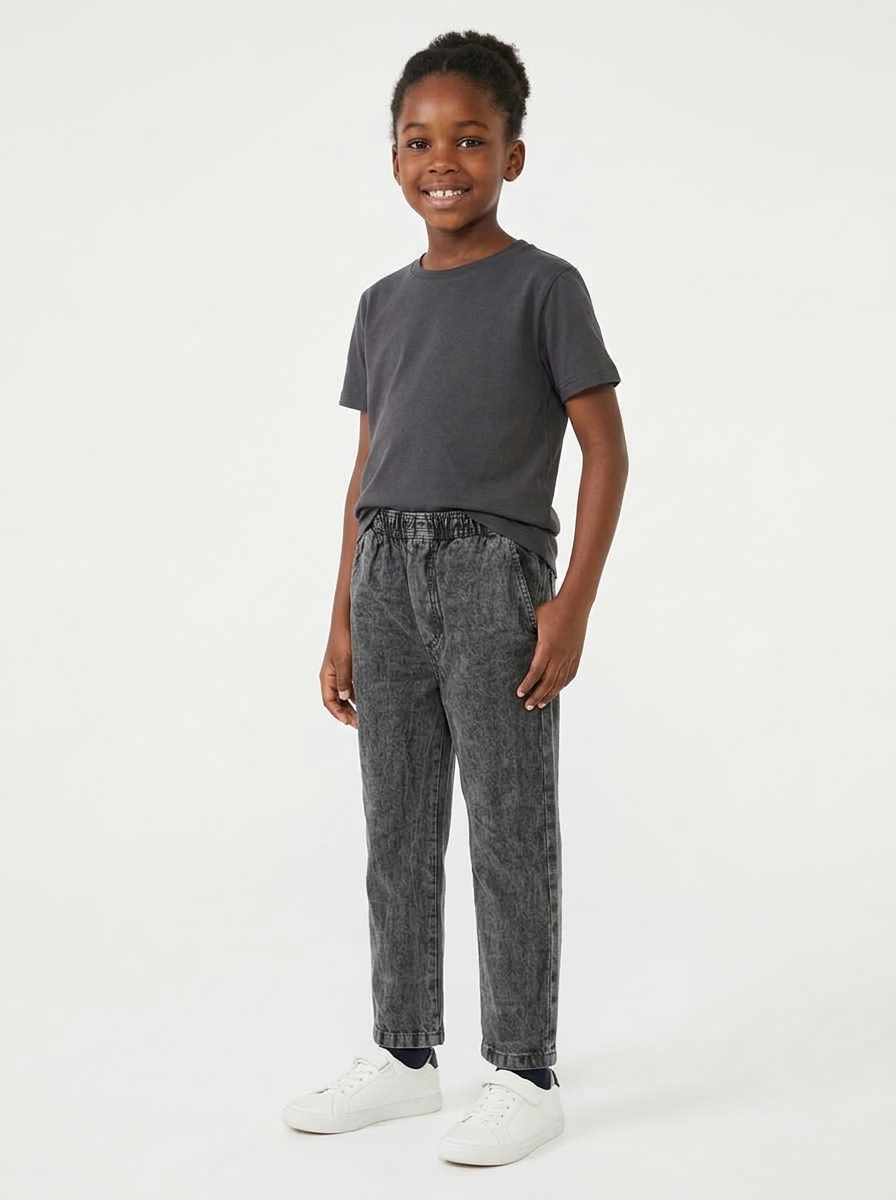 CALÇA YOURACE BAGGY JUVENIL MARMORIZADA -...