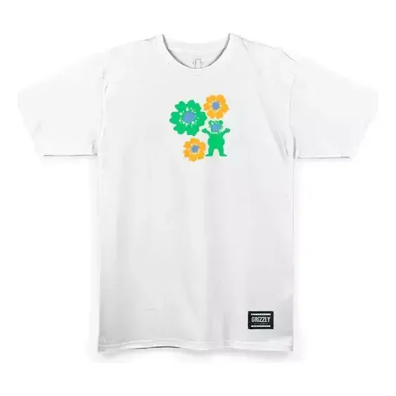 CAMISETA M/C GRIZZLY SMELL THE FLOWERS 