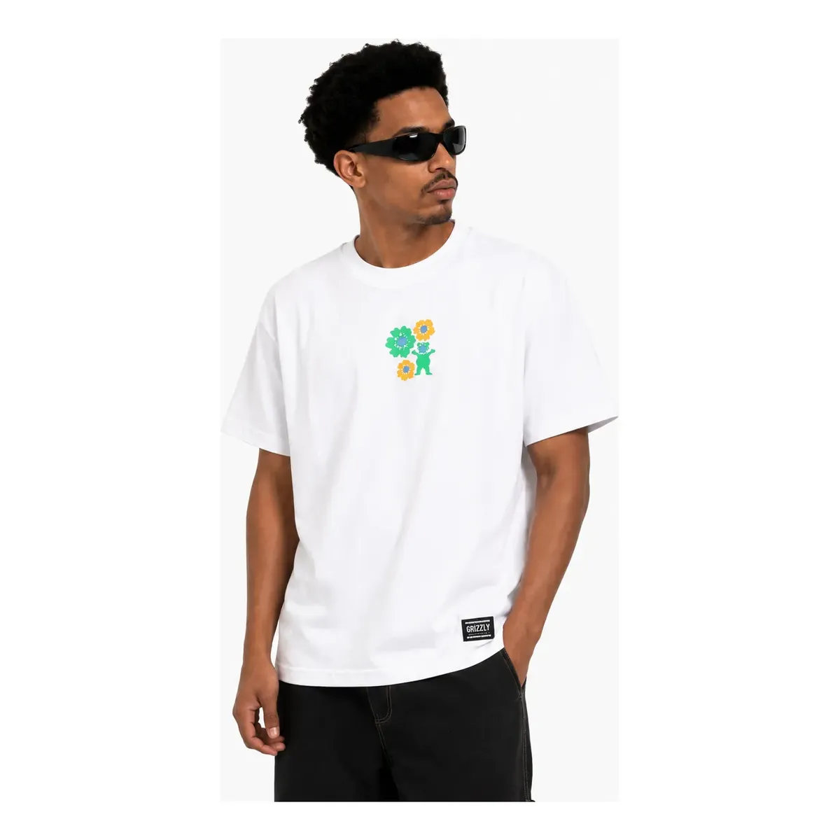 CAMISETA M/C GRIZZLY SMELL THE FLOWERS 