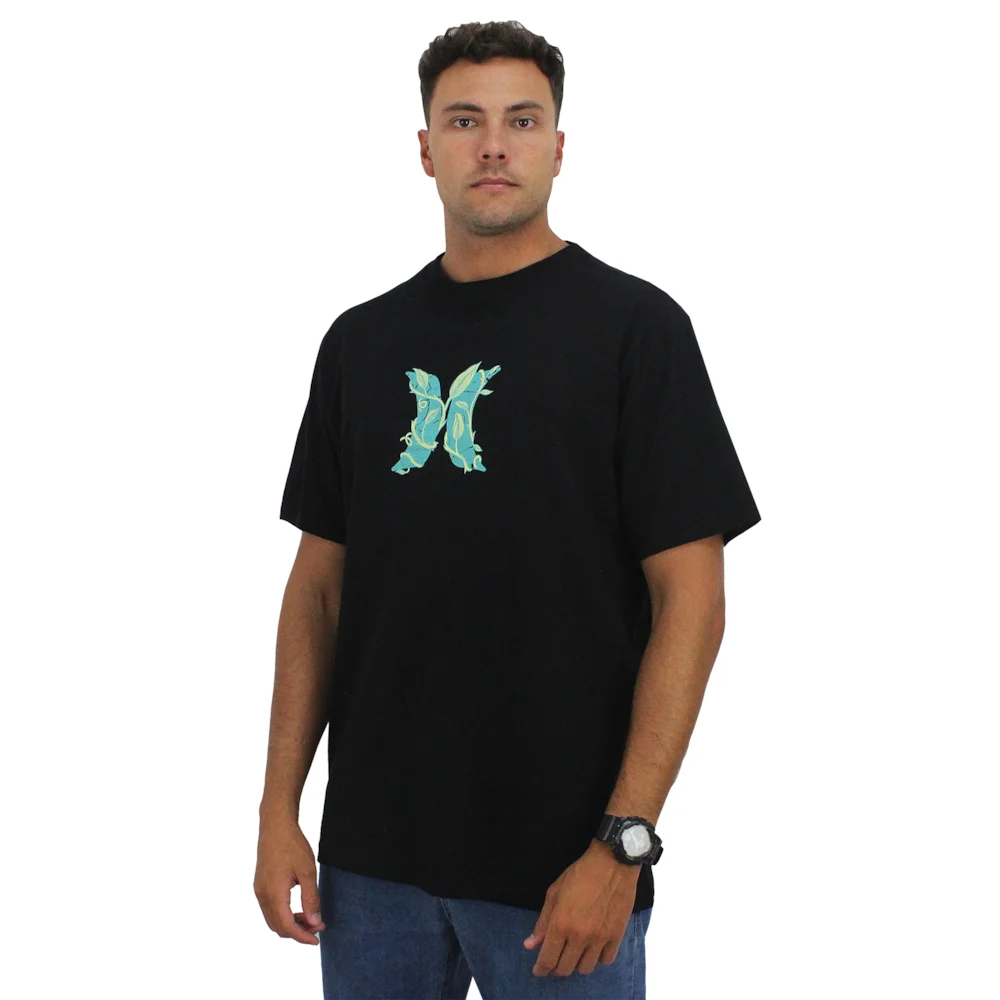 CAMISETA M/C HURLEY SILK ICON GARDEN PLUS...