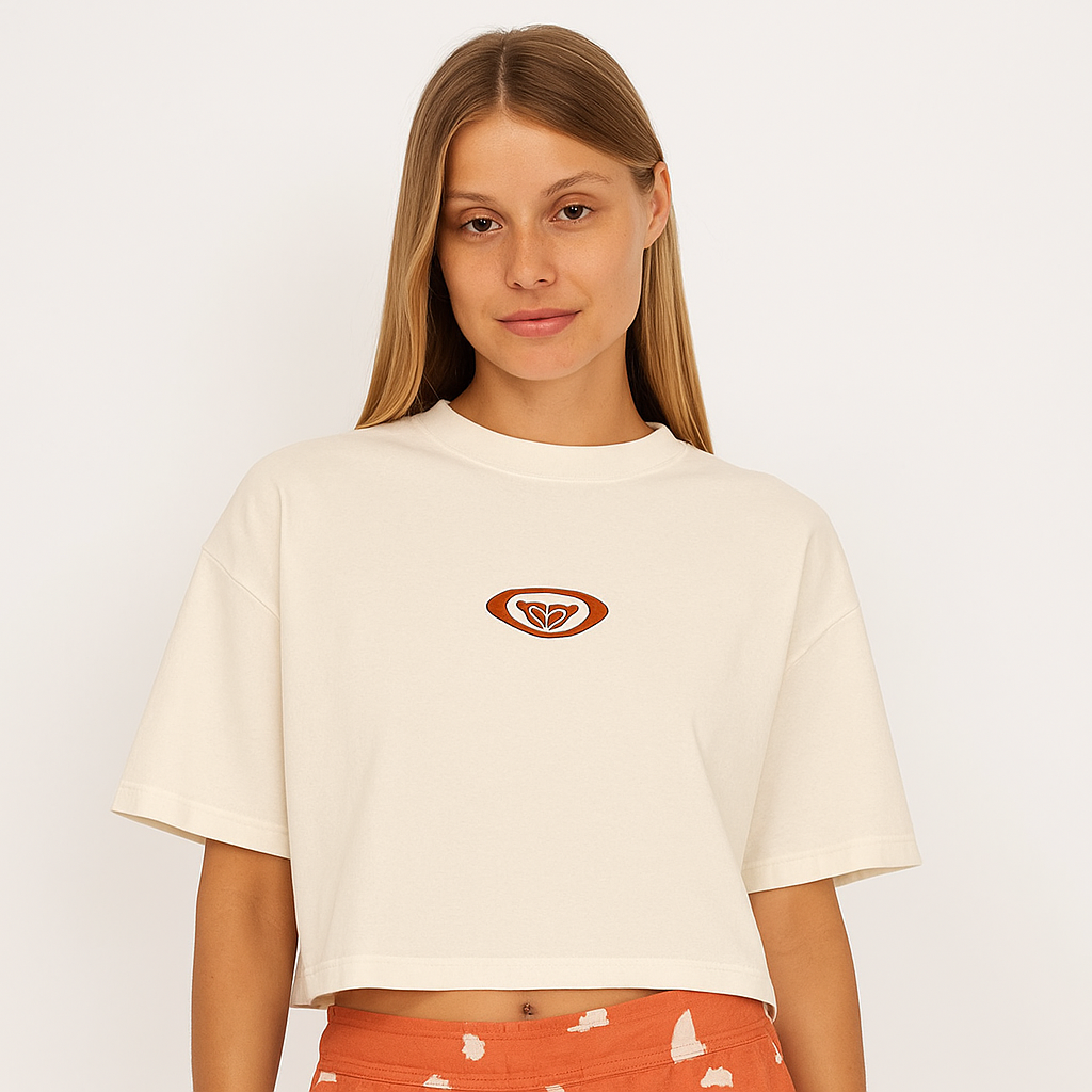 BLUSA ROXY M/C NEW LOGO - OFF WHITE