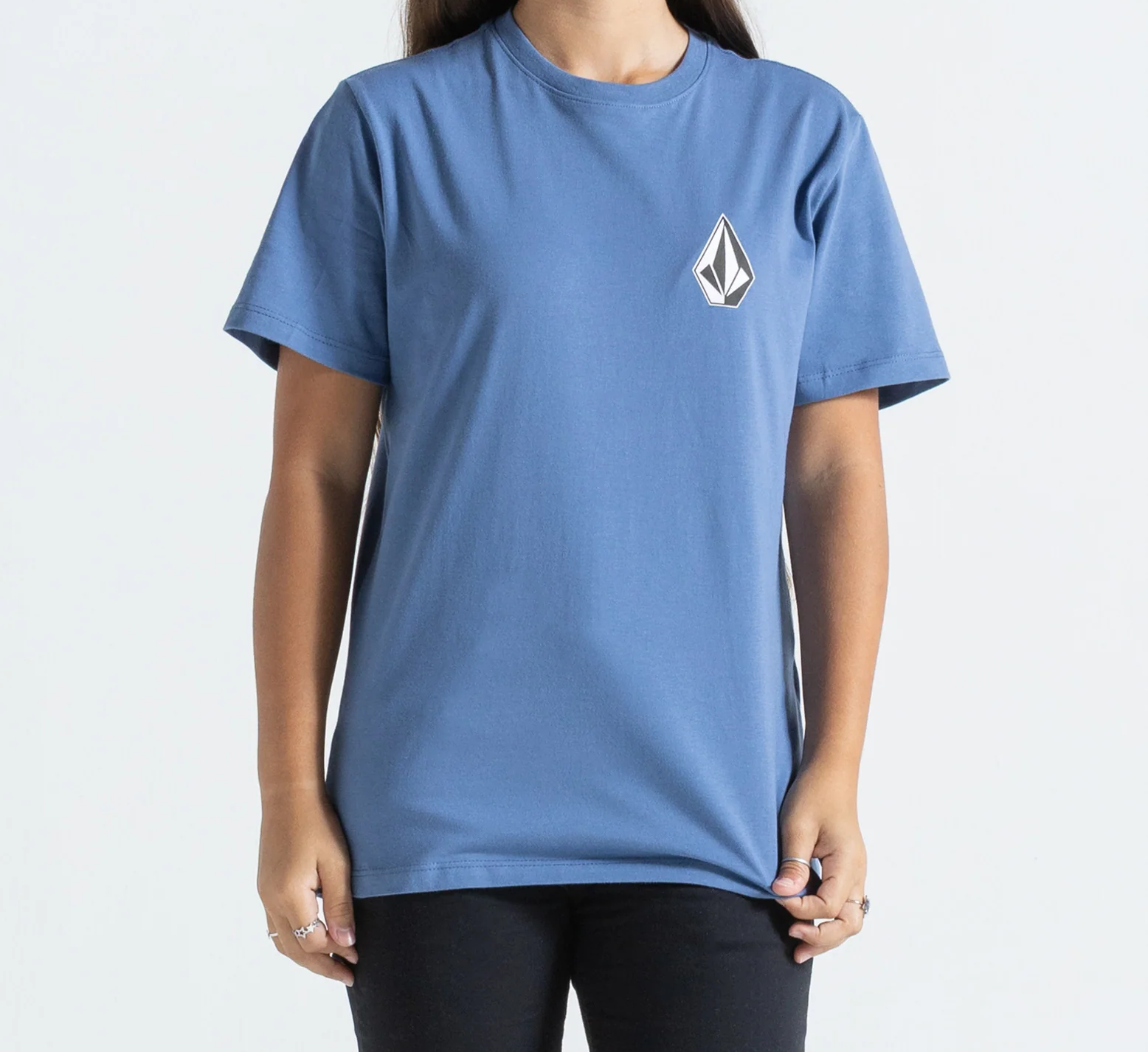 CAMISETA VOLCOM SILK MC ICONIC JUV - AZUL...