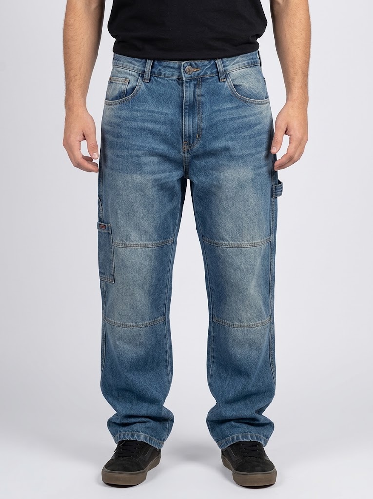 CALÇA JEANS YOURFACE CARPINTEIRO - AZUL R...