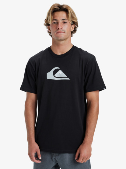 CAMISETA M/C QUIKSILVER COMP LOGO - PRETO 