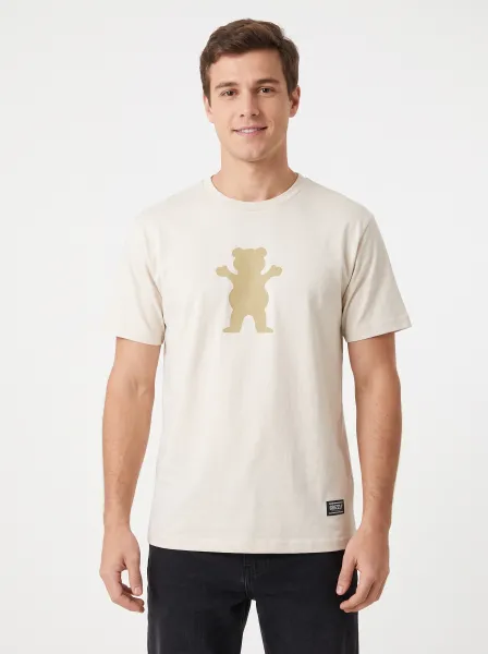 CAMISETA GRIZZLY OG BEAR - CREME