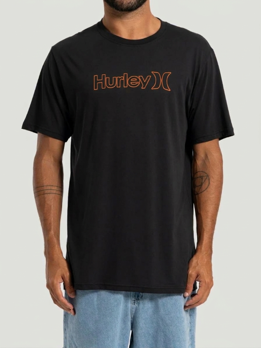 CAMISETA MC HURLEY SILK O&O SOLD OVERSIZE