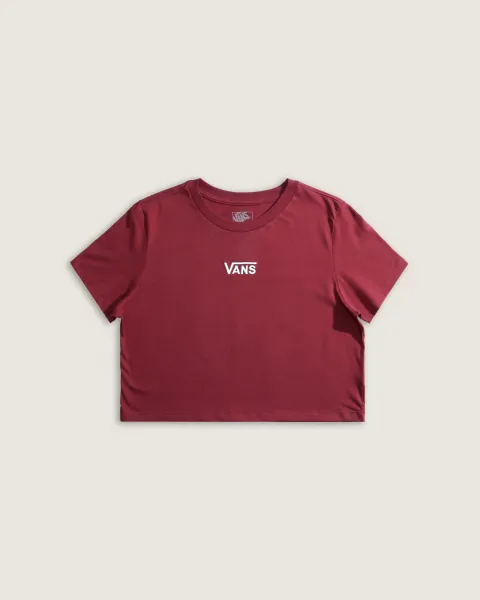 CAMISETA VANS CROPPED FLYING V CREW - POP...