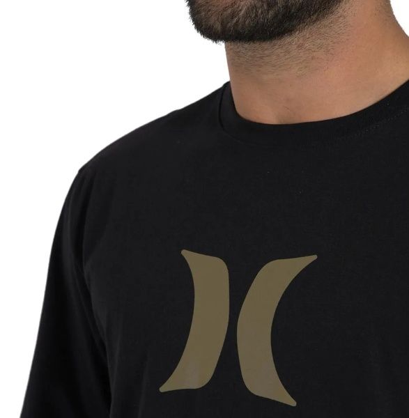 CAMISETA HURLEY SILK ICON - PRETO