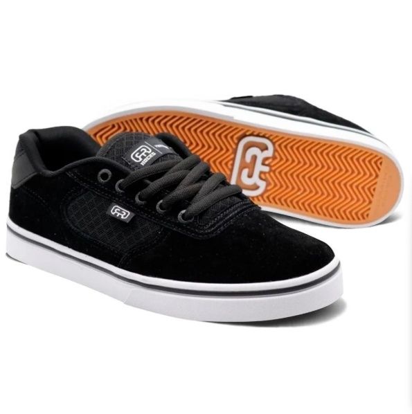 TÊNIS HOCKS FLAT LITE - PRETO BRANCO