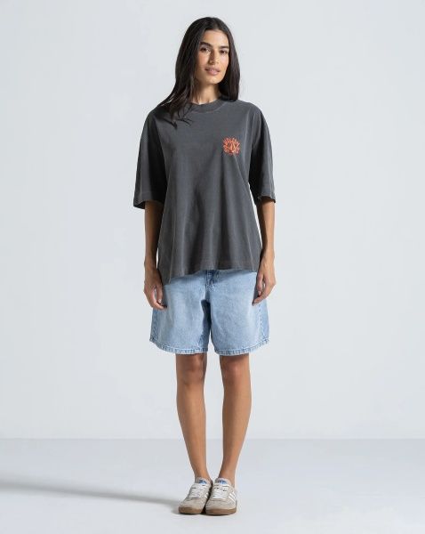 CAMISETA VOLCOM ESP MC TIGER FEM - PRETO