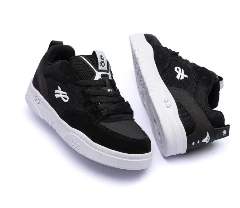 TENIS ÖUS FLUENTE PRT BRANCO PRETO ESSENCIAL