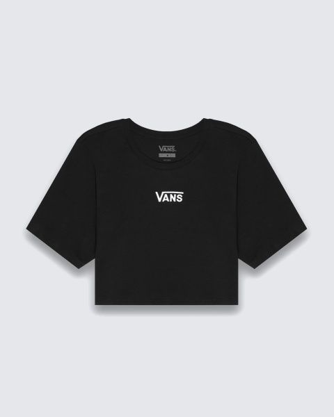 CAMISETA VANS CROPPED FLYING V CREW - PRE...