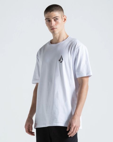 CAMISETA VOLCOM SILK MC ICONIC - BRANCO