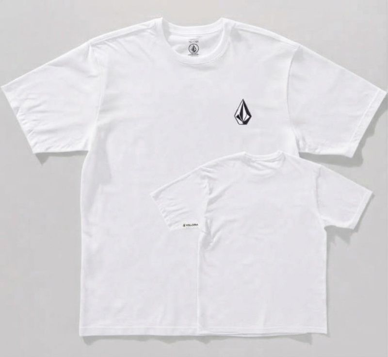 CAMISETA VOLCOM SILK MC ICONIC JUV - BRANCO