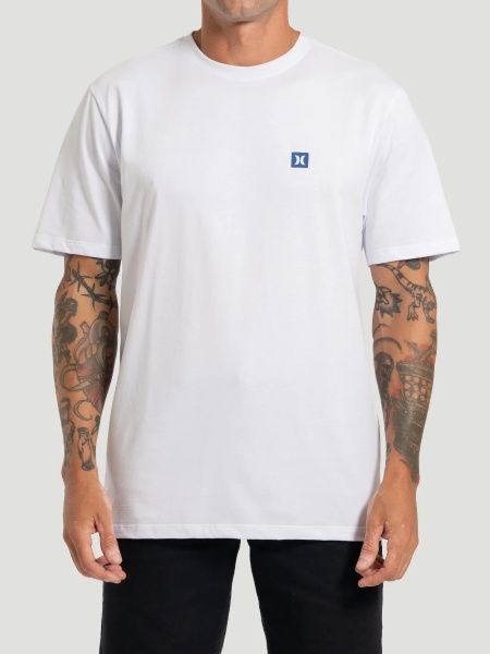 CAMISETA HURLEY SILK MINI ICON PS - BRANCO