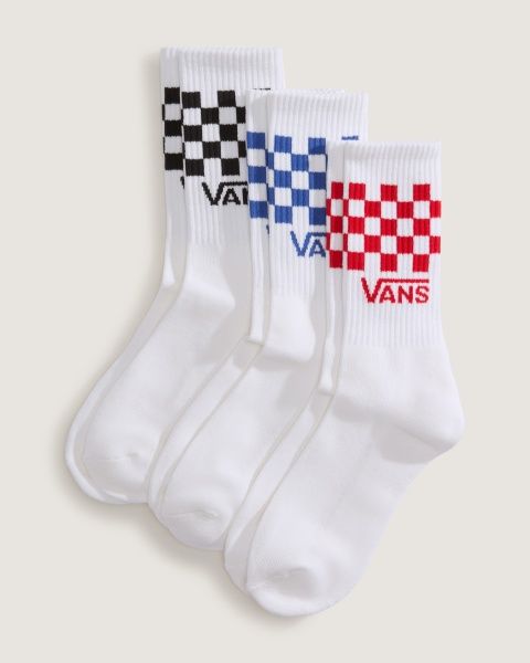 MEIA VANS CLASSIC CHECK CREW - WHITE CHECK